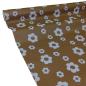 Preview: 50m x 1,00m JUNOPAX® Papiertischdecke Blüte braun