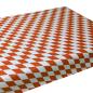 Preview: Junopax Papiertischdecke Raute weiß-rot