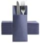 Preview: Softpoint Besteckserviette blau