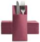 Preview: Softpoint Besteckserviette bordeaux, weinrot