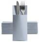 Preview: Softpoint Besteckserviette grau