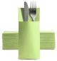 Preview: Softpoint Besteckserviette limette, hellgrün