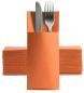 Preview: Softpüoint Besteckserviette orange