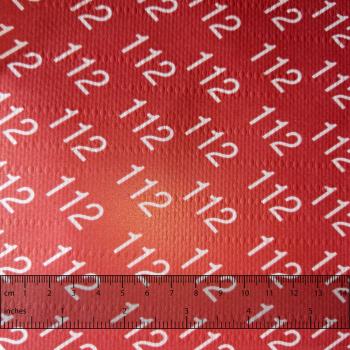50m x 0,20m JUNOPAX® Papier Tischband Feuerwehr