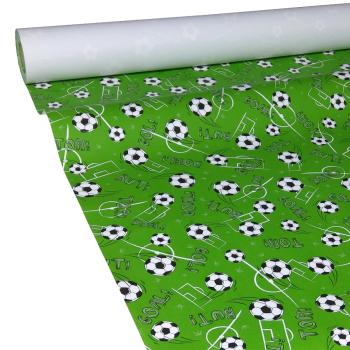 50m x 0,75m JUNOPAX® Papiertischdecke Fußball