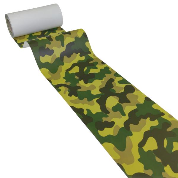 50m x 0,20m JUNOPAX Papier Tischband Tarnmuster camouflage
