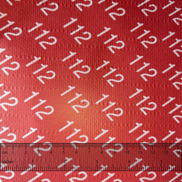 50m x 0,20m JUNOPAX® Papier Tischband Feuerwehr