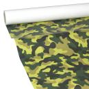 50m x 1,00m JUNOPAX® Papiertischdecke Tarnmuster camouflage